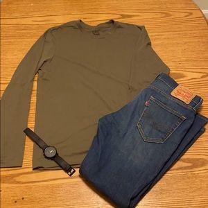 Olive Fresh Clean Tees top Men’s